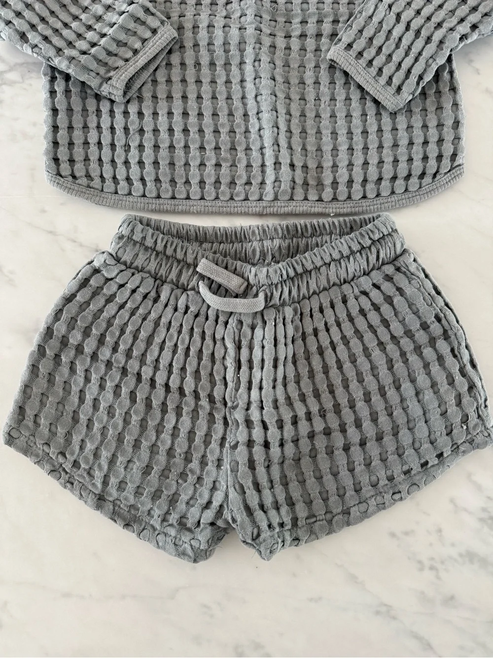 Quincy Mae Flynn Set - Dusty Blue